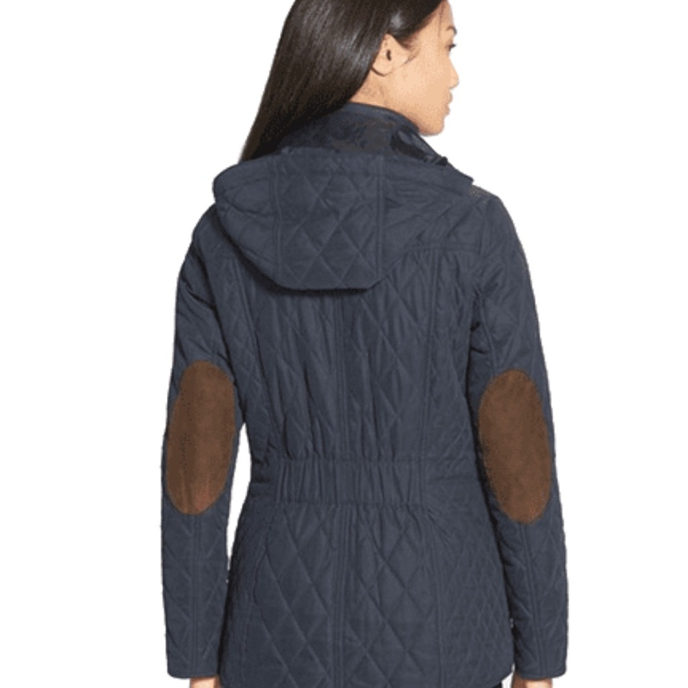 Barbour Women's Brocklane Navy Quilted Jacket - Picture 5 of 7